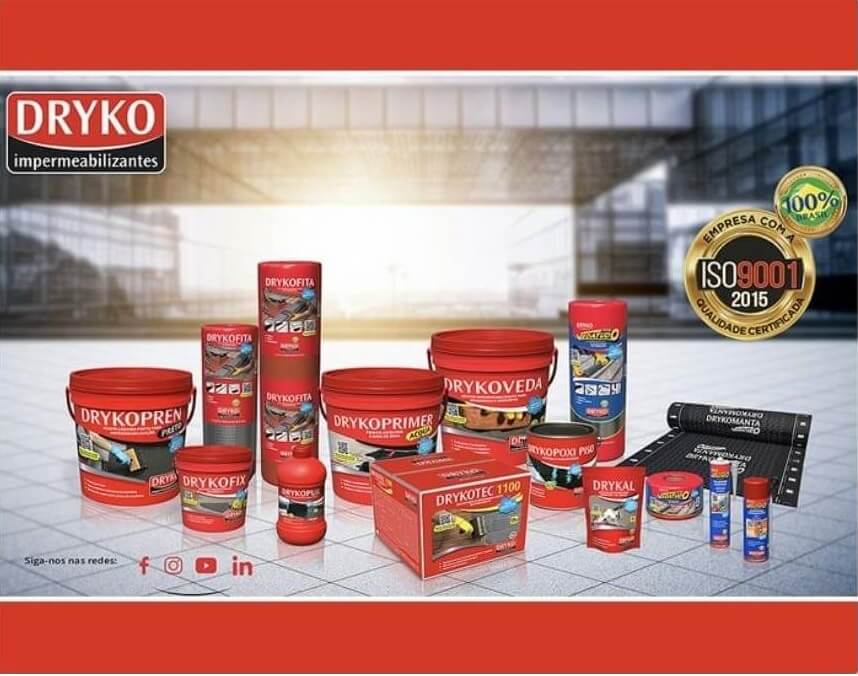 Dryko Impermeabilizantes investe no redesign e apresenta nova identidade